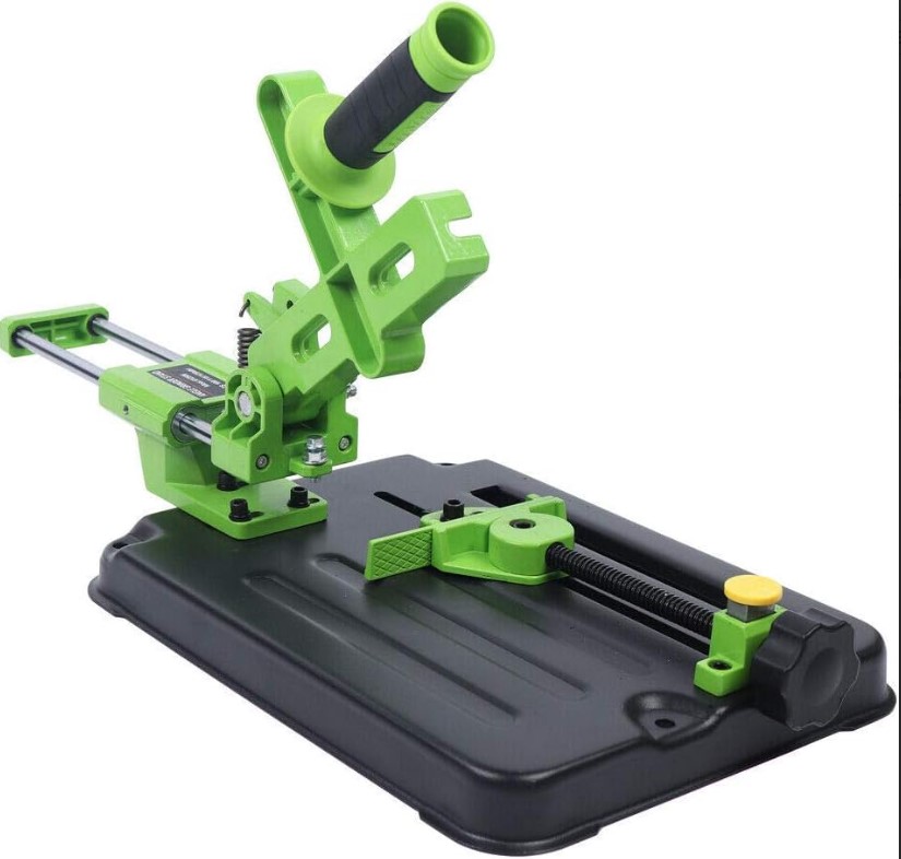 Heavy Duty Grinder Cutoff Machine Attachment – Pro Abrasive Chop Saw Converter for Thick Metal/Stone | Reinforced Steel, 115-125mm Disc Compatible, High Stability | UAE Industrial Cutting Upgrade 